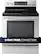 Alt View 12. Samsung - 30" Self-Cleaning Freestanding Electric Convection Range - Stainless steel.