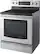 Left. Samsung - 30" Self-Cleaning Freestanding Electric Convection Range - Stainless steel.