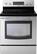 Front. Samsung - 30" Self-Cleaning Freestanding Electric Convection Range - Stainless steel.