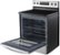 Alt View 12. Samsung - 30" Self-Cleaning Freestanding Electric Convection Range - Stainless steel.
