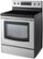 Left. Samsung - 30" Self-Cleaning Freestanding Electric Convection Range - Stainless steel.