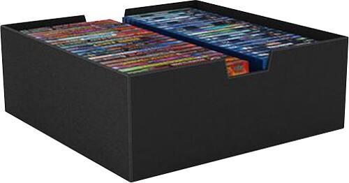 Atlantic - 102-CD/46-DVD/54-Blu-ray Disc Media Bin - Black/White-Angle_Standard 