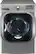 Front. LG - SteamDryer 9.0 Cu. Ft. 14-Cycle Steam Gas Dryer - Graphite steel.