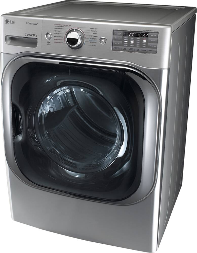 LG SteamDryer 9.0 Cu. Ft. 14Cycle Steam Gas Dryer Graphite Steel