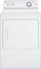 GE - 6.8 Cu. Ft. 6-Cycle Electric Dryer - White on White-Front_Standard