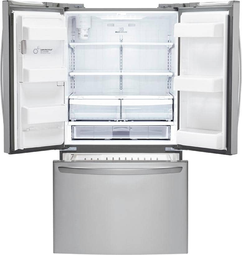 Best Buy: LG 24.1 Cu. Ft. French Door Refrigerator with Thru-the-Door ...