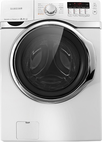  Samsung - 4.0 Cu. Ft. 15-Cycle High-Efficiency Steam Front-Loading Washer - White