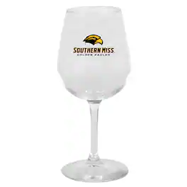 The Memory Company - Southern Miss Golden Eagles 12oz. Stemmed Wine Glass - Multicolor