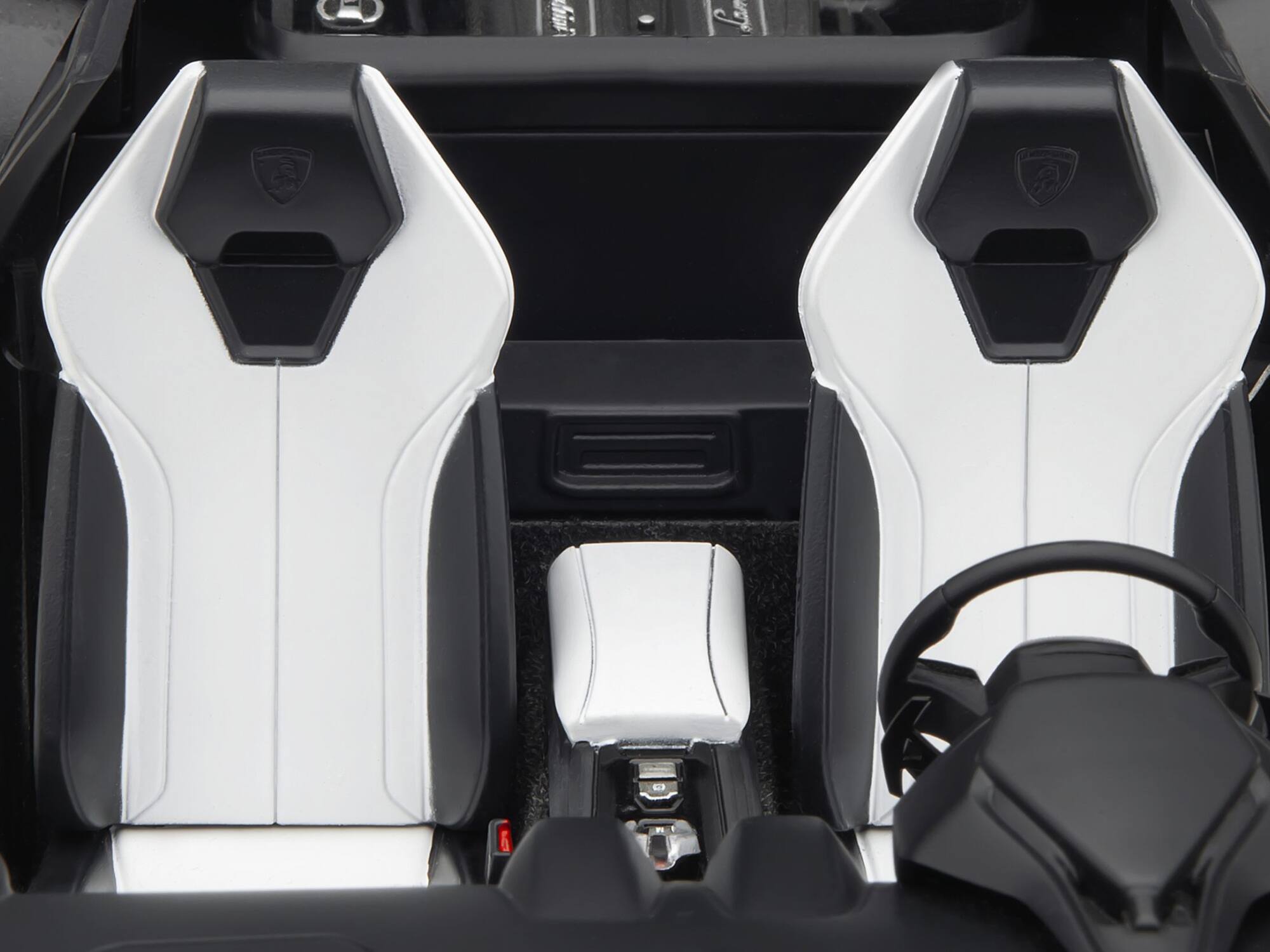 Alt View 1. Autoart - Lamborghini Huracan GT "LB-Silhouette Works" White with Black 1/18 Model Car by Autoart - White With Black.