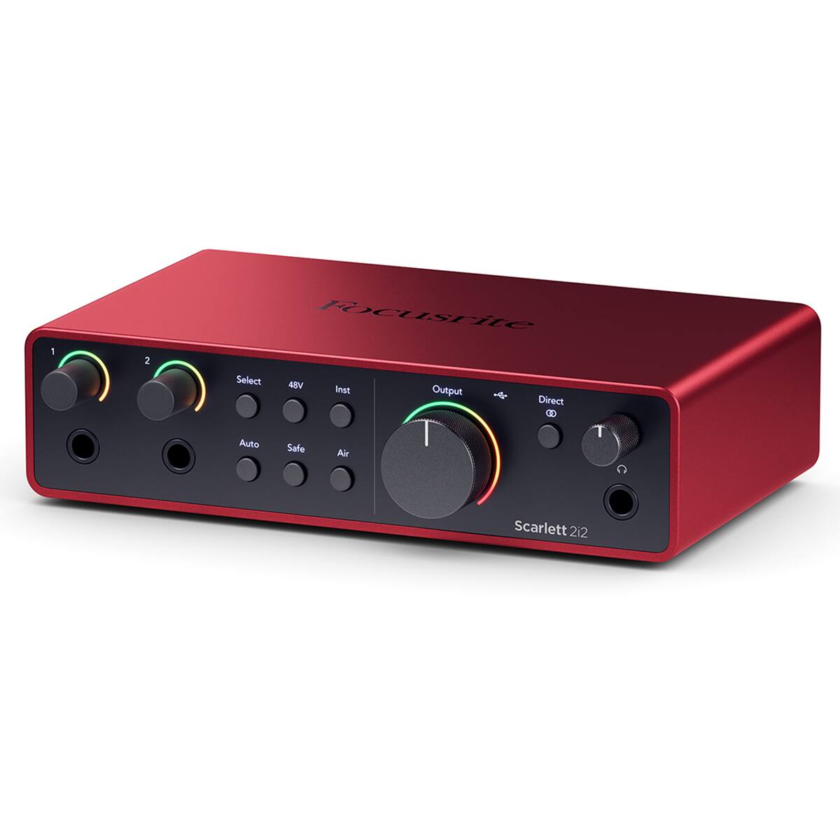 1 2 Focusrite Scarlett 2i2 Select 48V Inst Output Direct Auto Safe Air