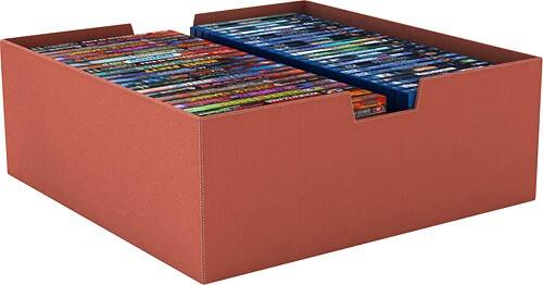 Angle Standard. Atlantic - 102-CD/46-DVD/54-Blu-ray Disc Media Bin - Ginger.