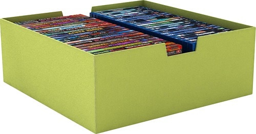 Angle Standard. Atlantic - 102-CD/46-DVD/54-Blu-ray Disc Media Bin - Wild Lime.