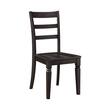 Whalen Furniture - Kendal Wood Desk Chair - Espresso - Angle