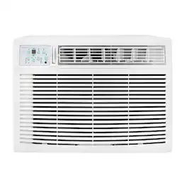 Keystone - 18,800/18,400 BTU 230V Window Air Conditioner with 16,000 BTU Supplemental Heat Function - White