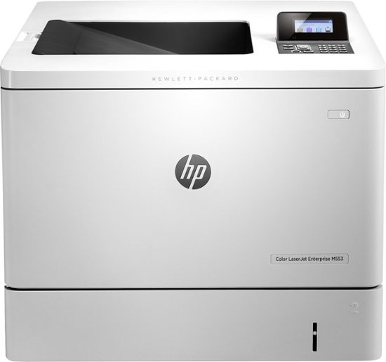 HP – Color LaserJet Enterprise M553n – Color – 1200 x 1200 dpi Print – Plain Paper Print – Desktop Laser Printer – White
