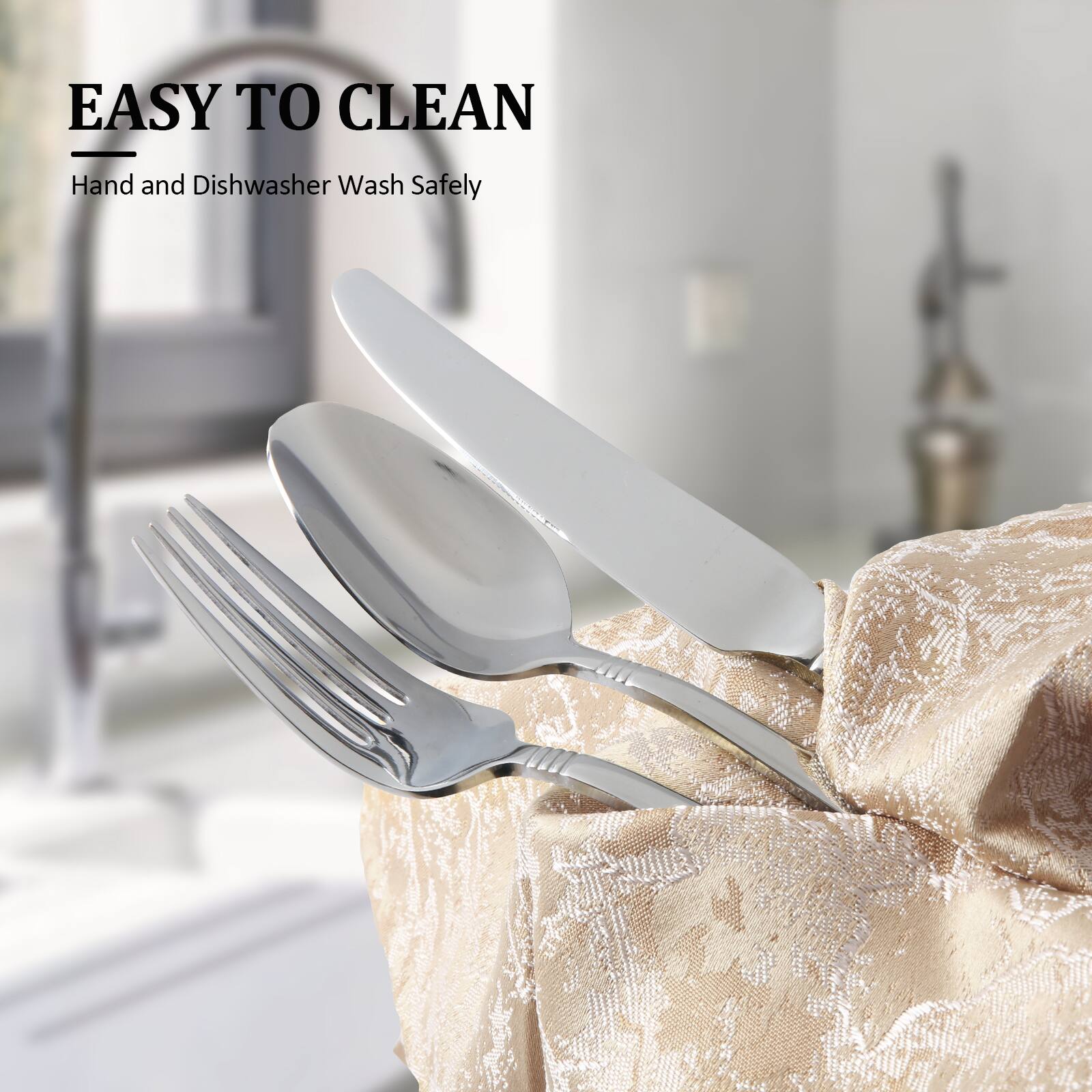 EASY TO CLEAN  
Hand and Dishwasher Wash Safely