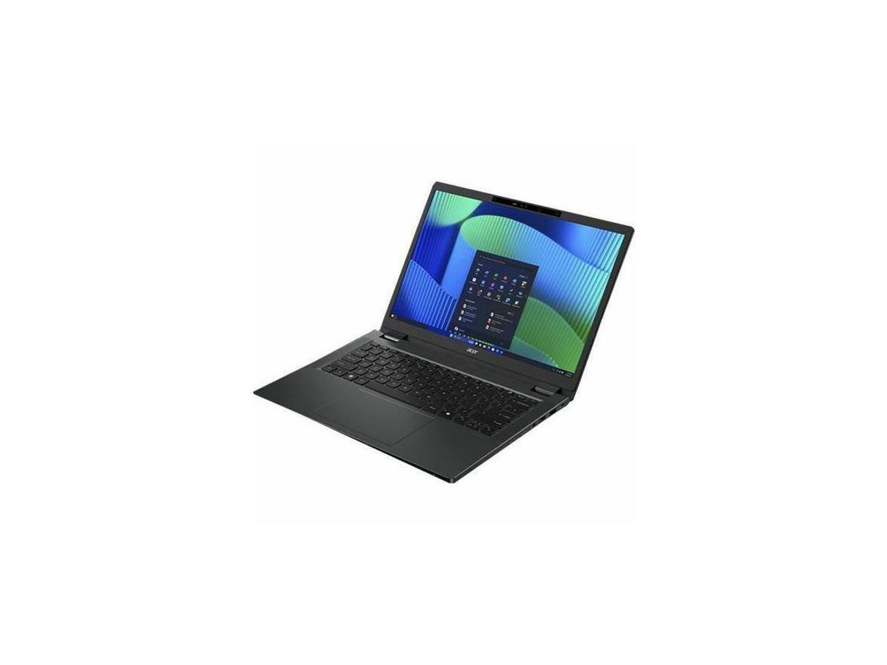 Alt View 1. Acer - Acer TravelMate P4 14" WUXGA Intel Core Ultra 7 255U 16GB 1TB SSD Win 11 Pro Wi-Fi 7 laptop - Blue.