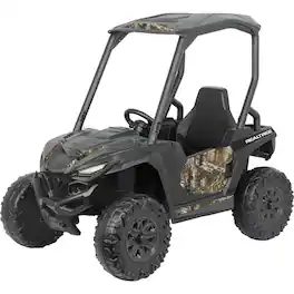 Best Ride On Cars - RALTUTV12V Realtree UTV 12V Rideable Toy - Black