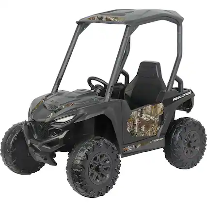 Front. Best Ride On Cars - Best Ride On Cars RALTUTV12V Realtree UTV 12V Rideable Toy - Black.