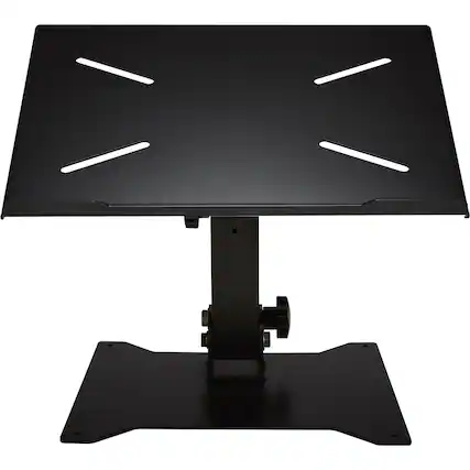 Front. Pioneer DJ - Adjustable DJ Stand for DJ Booths, Hold DDJ-XP1, RMX-1000 or Laptop - Black.