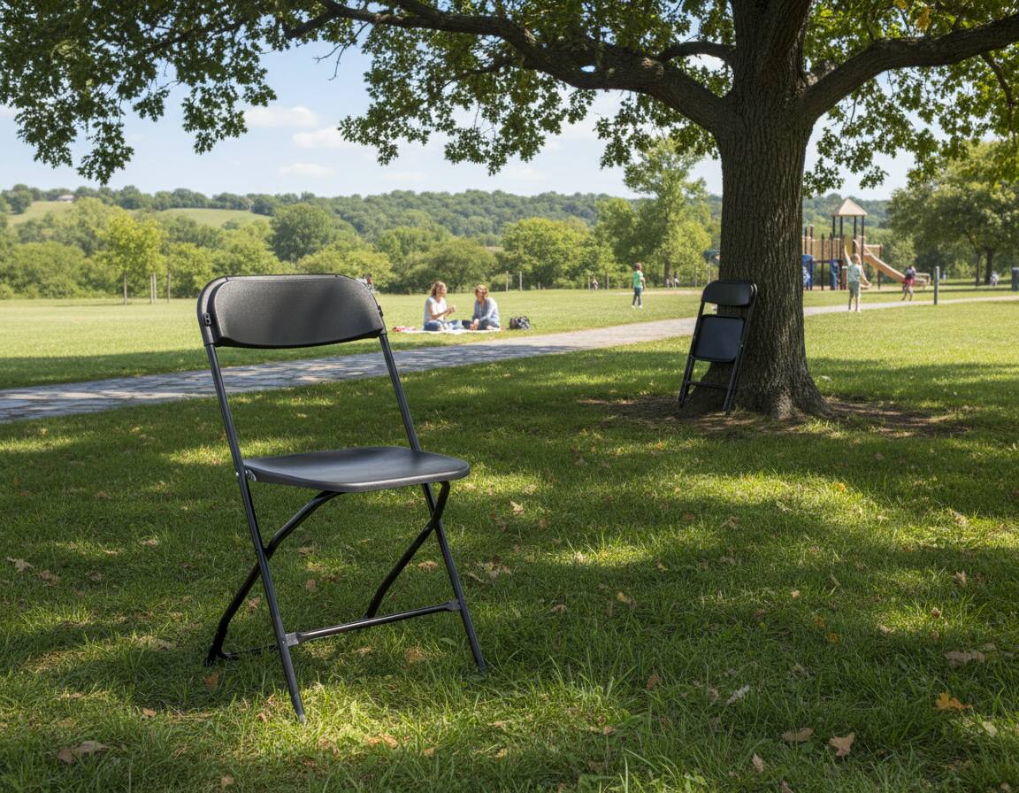 Alt View 4. AOITUN - Folding Chair 6 Pack Plastic Foldable for Dorm Room, Quality Seating for Daily Use, Ideal for Events & Gatherings - Black.