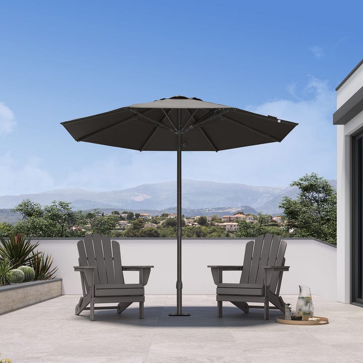 PURPLE LEAF - 16 ft.Round Patio Market Umbrella With Heavy-Duty Commercial Hydraulic Semi-Automatic Lifting System - Beige price history on PriceWatchPro