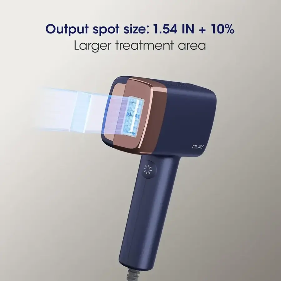 Output spot size: 1.54 IN + 10% Larger treatment area.
