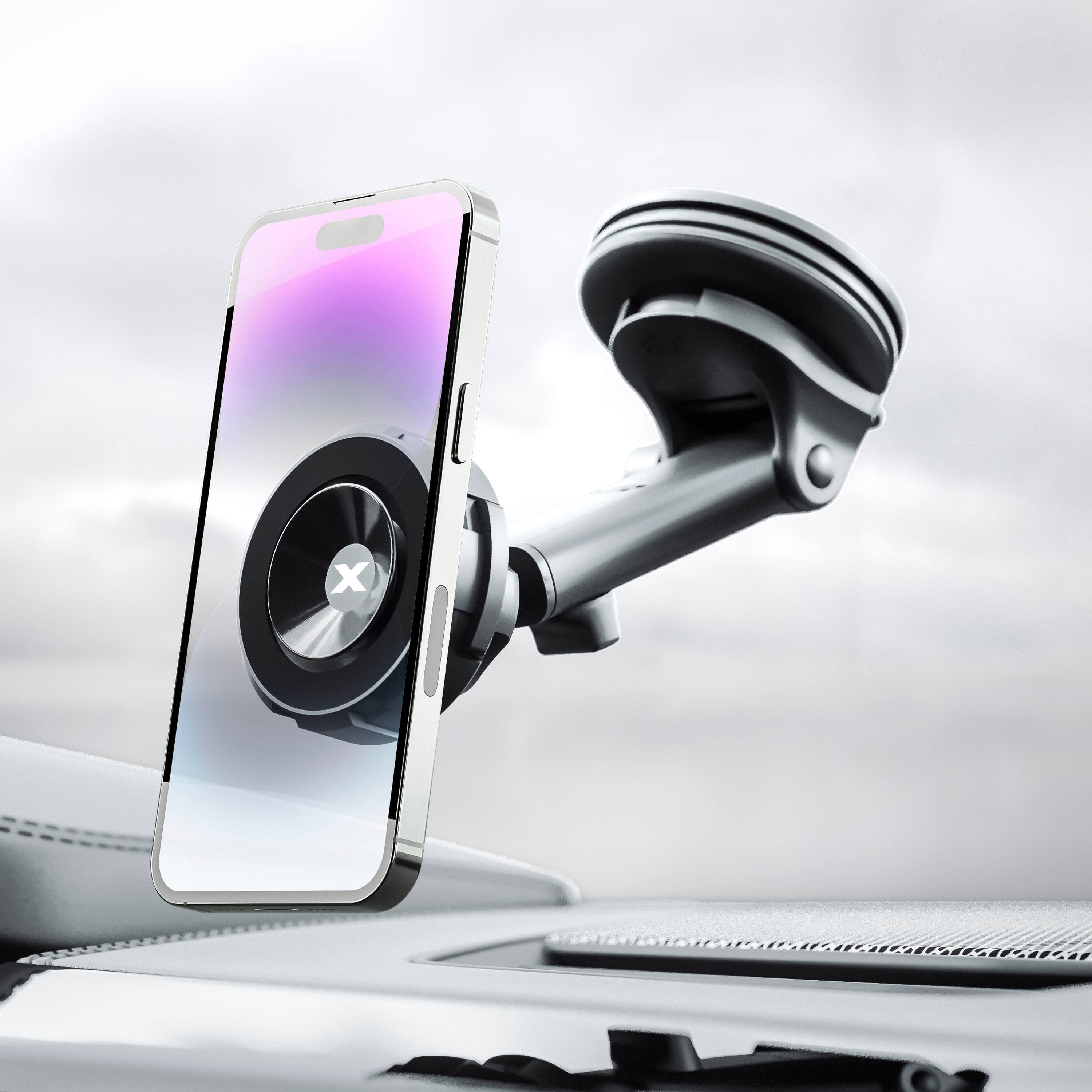 Left. Bracketron - MagAlign MAX Dash & Window Mount - Black.