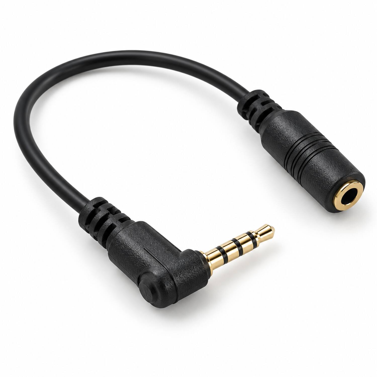 Sanoxy 3.5mm Audio Adapter Female to Male 6 Inch Cable Black - Best Buy