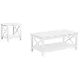 Coaster Co. of America - Skyview 2-piece Rectangular Lift Top Coffee Table Set - White