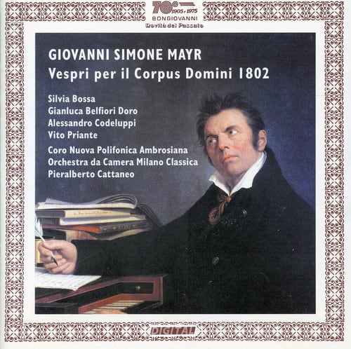 Mayr / Bossa / Belfiori Doro / Codeluppi - Vespri Per Il Corpus Domini 1802   - COMPACT DISCS [CD] price history on PriceWatchPro