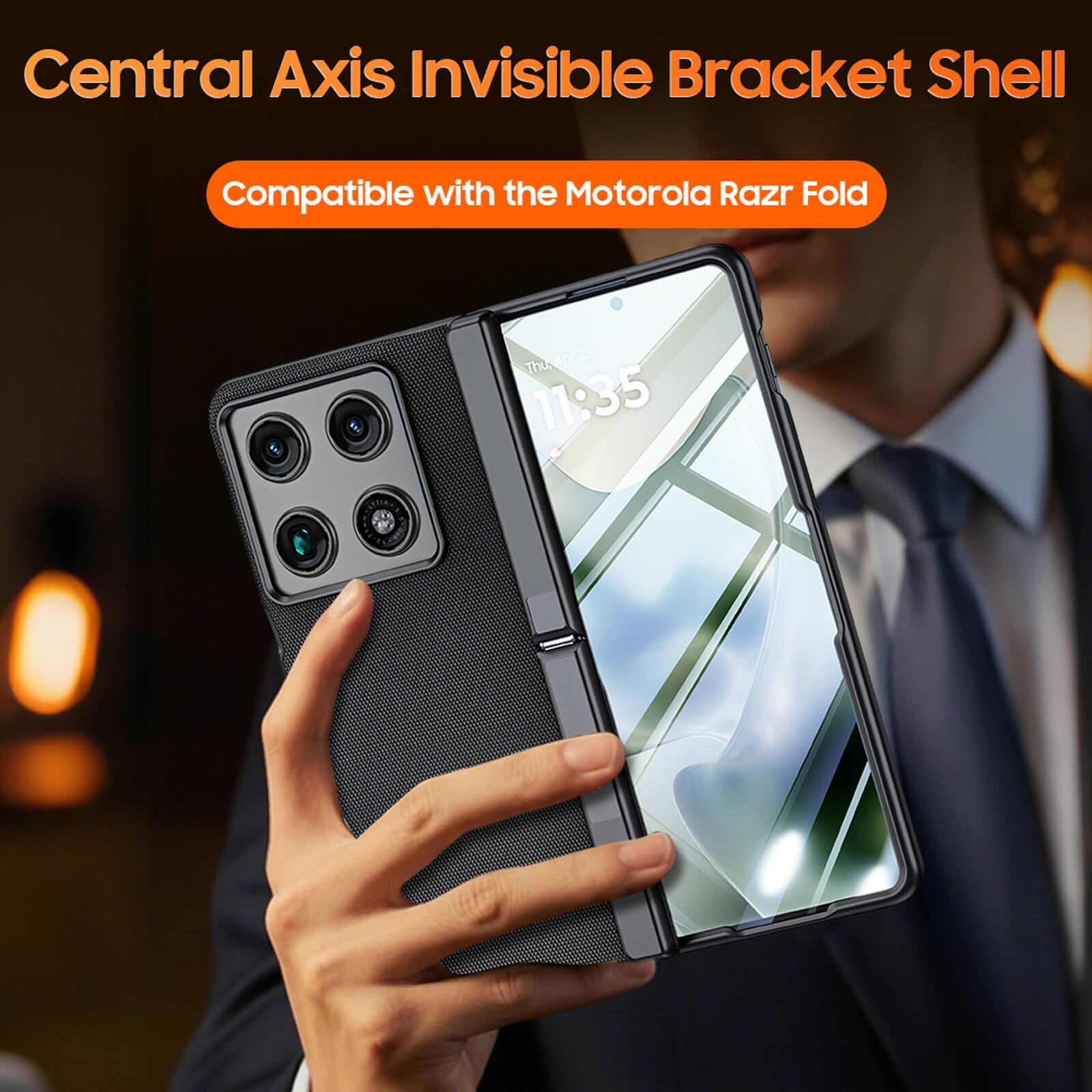 Central Axis Invisible Bracket Shell Compatible with the Motorola Razr Fold Apr 23 Thu 11:35