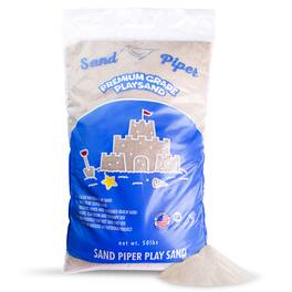 SandPiper - Multiuse Play Sand for Kids, Indoor Outdoor Silica Sand, 50 Lb Bag