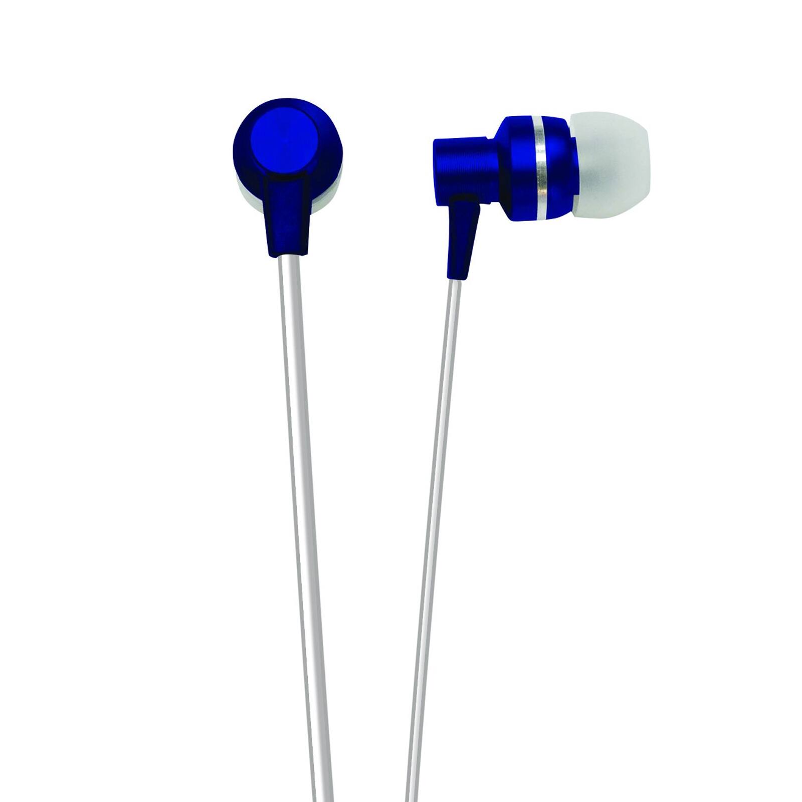 Naxa - METALLIX Isolation Stereo Earphones - Blue