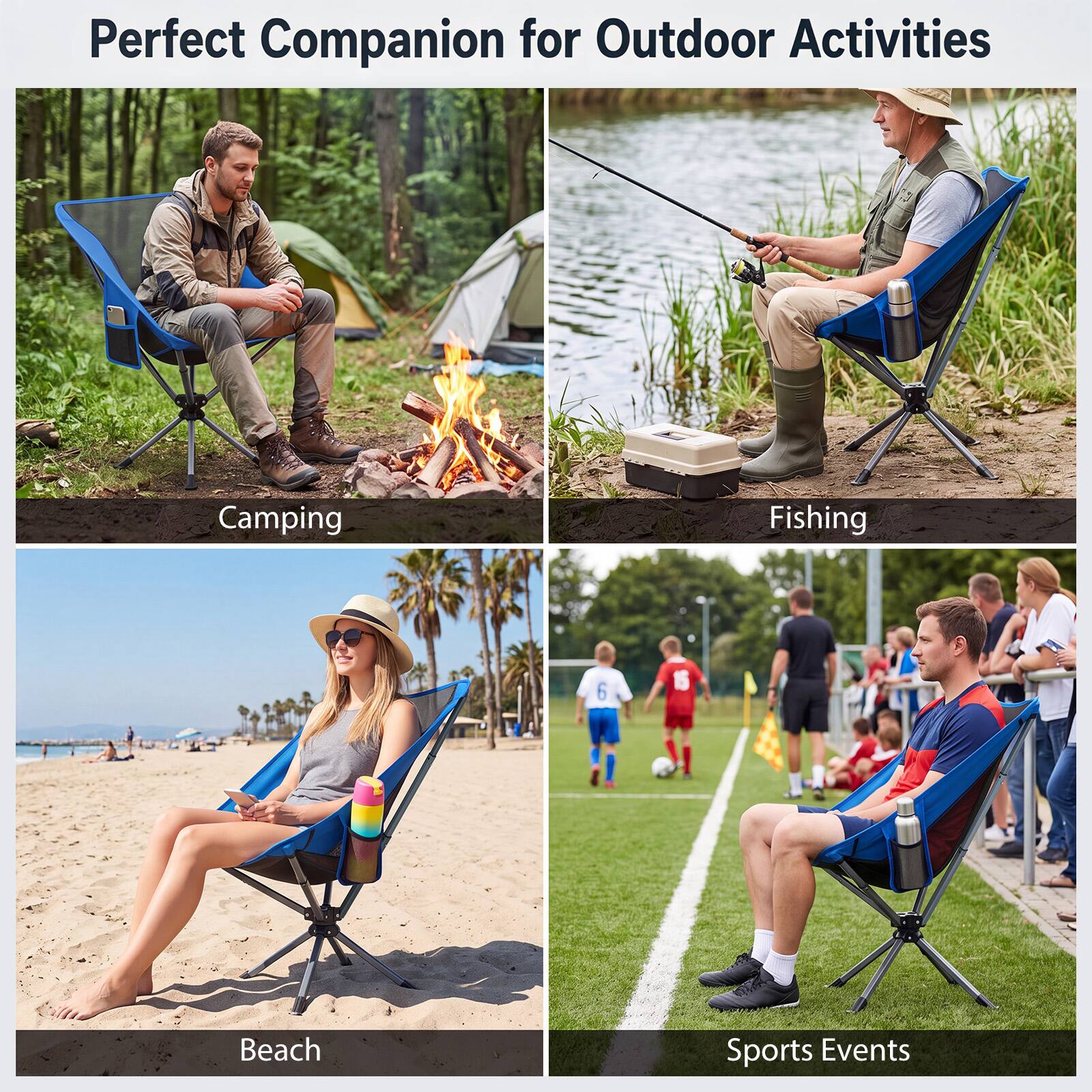 Perfect Companion for Outdoor Activities

Camping

Fishing

Beach

Sports Events