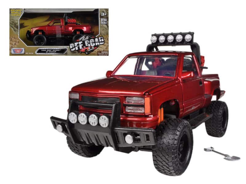 1992 GMC Sierra GT Pickup Truck Off Road Red 1/24 Diecast Model by Motormax price history on PriceWatchPro