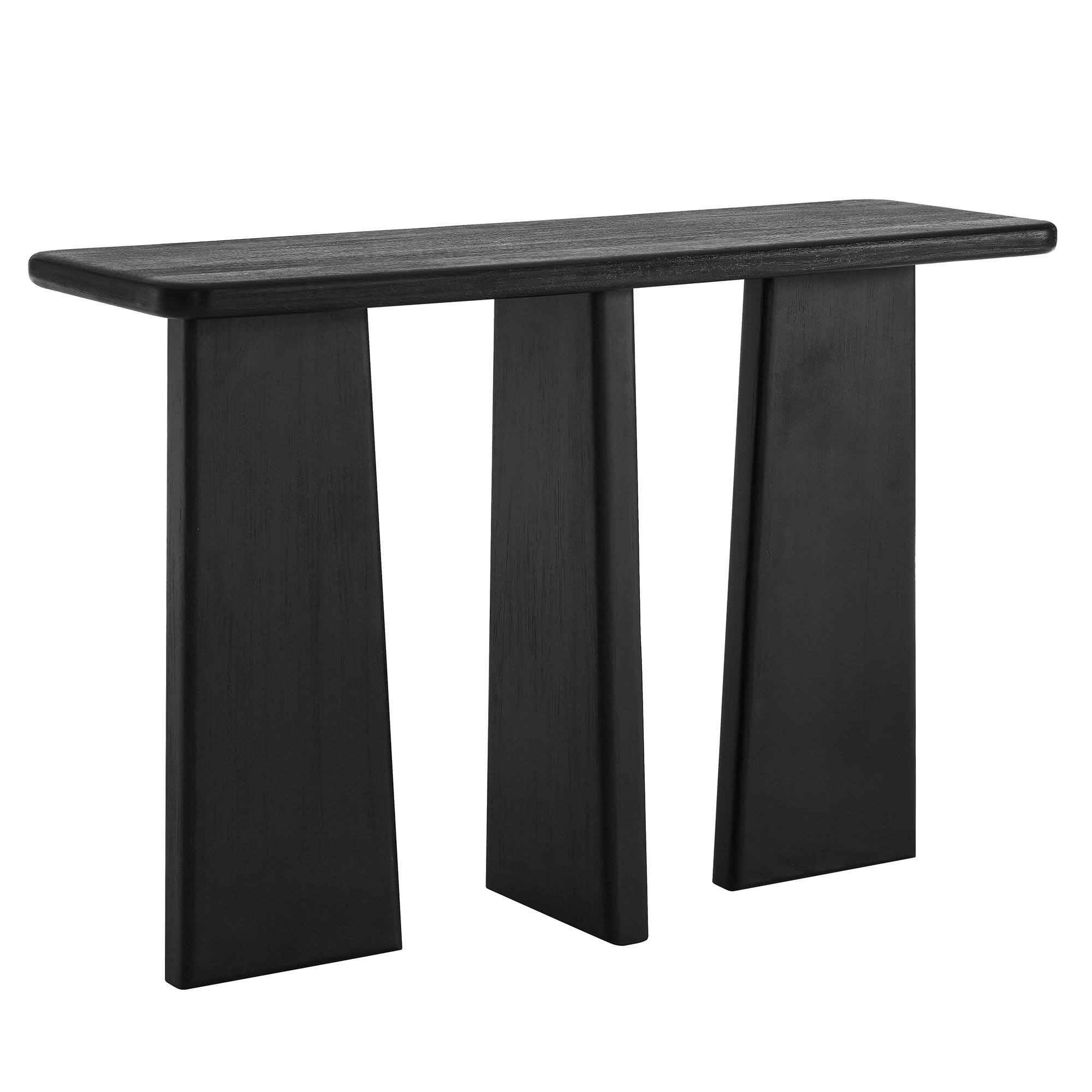 Angle. Modway - Porter 45" Wood Console Table by Modway - Black.