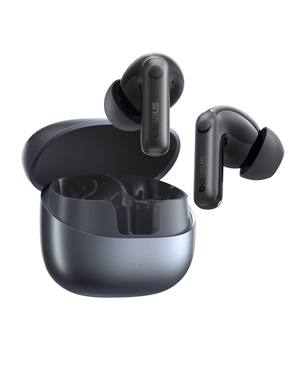 Alt View 5. Baseus - Baseus Bass BP1 Pro Noise Cancelling Wireless Earbuds, Real-Time 55H Playtime, IP55 Waterproof, Bluetooth 6.0,Black - Black.