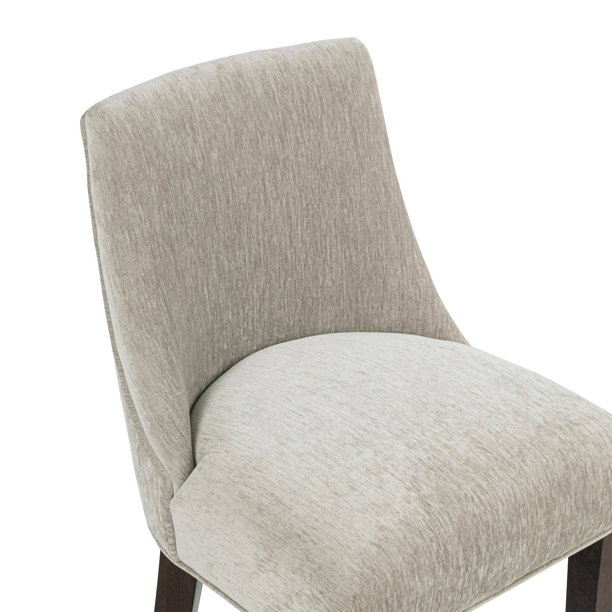 Manhattan Comfort Beever Modern Wood Chenille Counter Stool Taupe ...