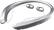 Alt View 12. LG - TONE INFINIM Wireless In-Ear Behind-the-Neck Headphones - White silver.