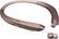 Left. LG - TONE INFINIM Wireless In-Ear Behind-the-Neck Headphones - Rose gold.