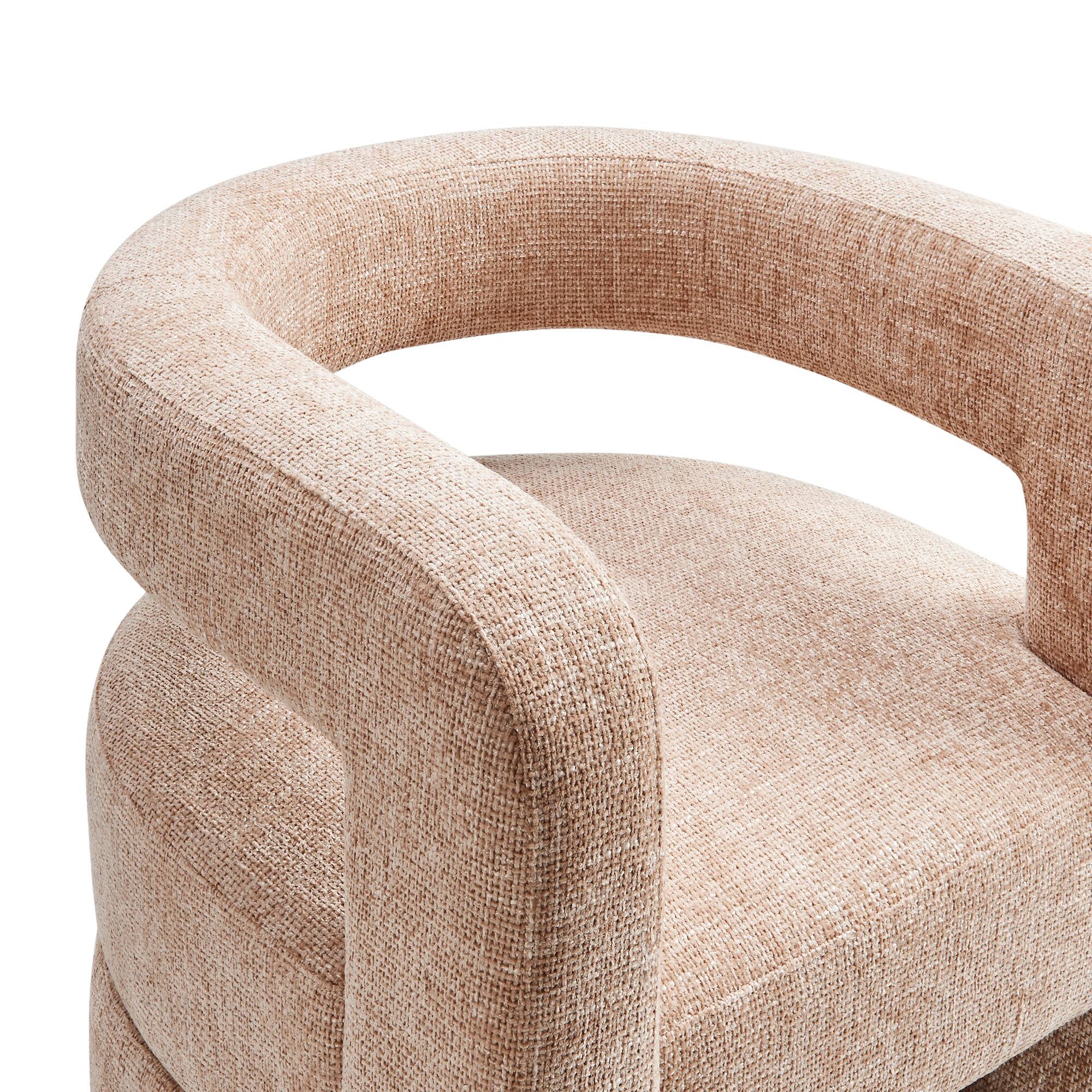Alt View 5. Modway - Jaylin Upholstered Chenille Accent Chair by Modway - Blush.