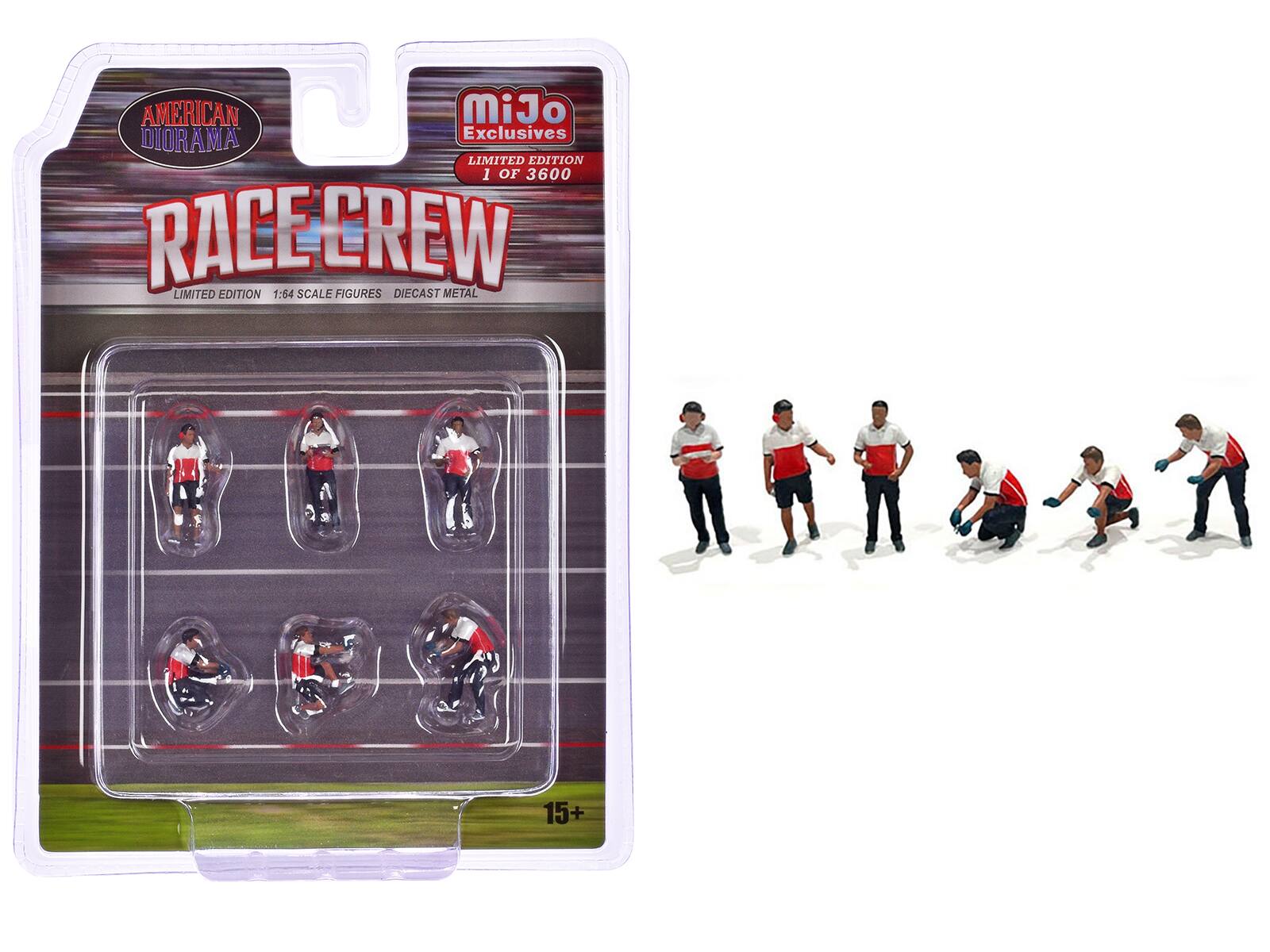 AMERICAN DIORAMA
RACE CREW
LIMITED EDITION 1:64 SCALE FIGURES DIECAST METAL
miJo Exclusives
LIMITED EDITION 1 OF 3600
15+