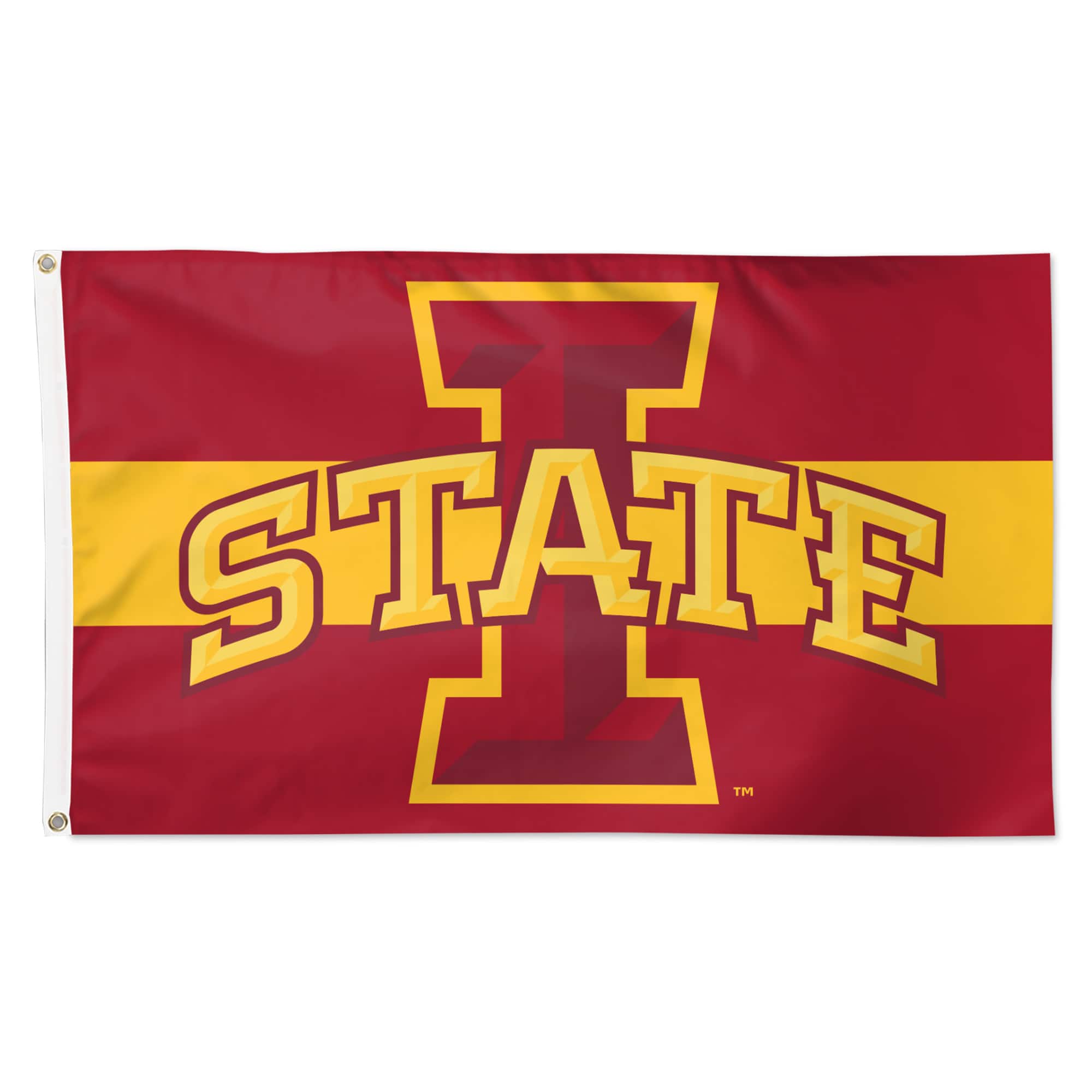 WinCraft - Iowa State Cyclones 3' x 5' Horizontal Stripe Deluxe Single-Sided Flag - Multicolor