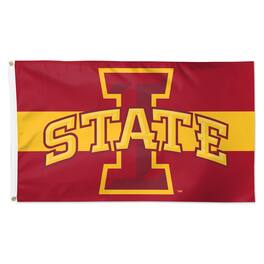 WinCraft - Iowa State Cyclones 3' x 5' Horizontal Stripe Deluxe Single-Sided Flag - Multicolor