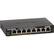 Left. NETGEAR - 8-Port 10/100/1000 Mbps Gigabit Unmanaged Switch - Black.
