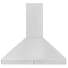 ZLINE - 30 inches - Externally Vented - Wall Range Hood - Brushed Stainless Steel