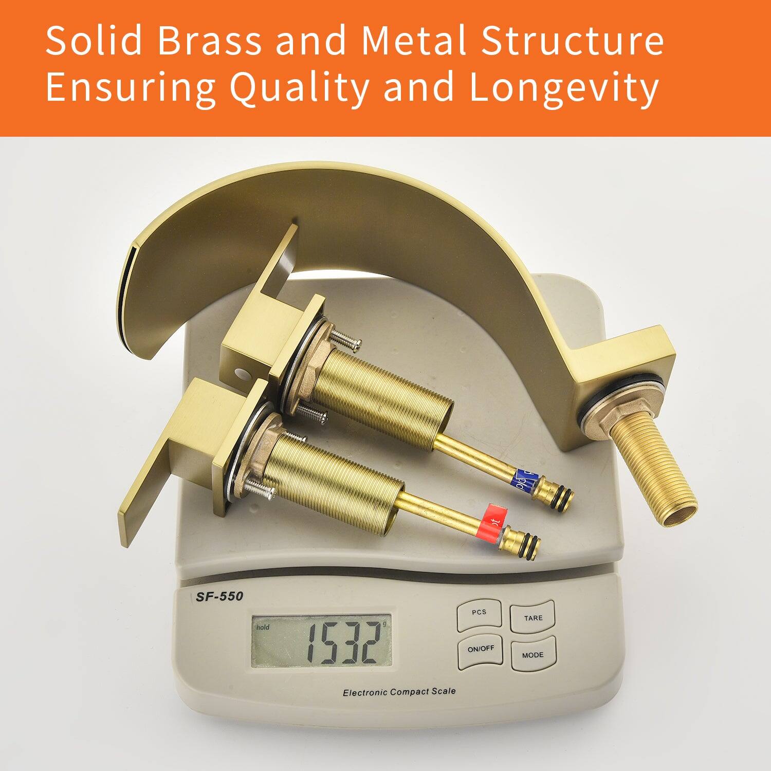 Solid Brass and Metal Structure Ensuring Quality and Longevity

SF-550 hold 1532 ON/OFF Electronic Compact Scale