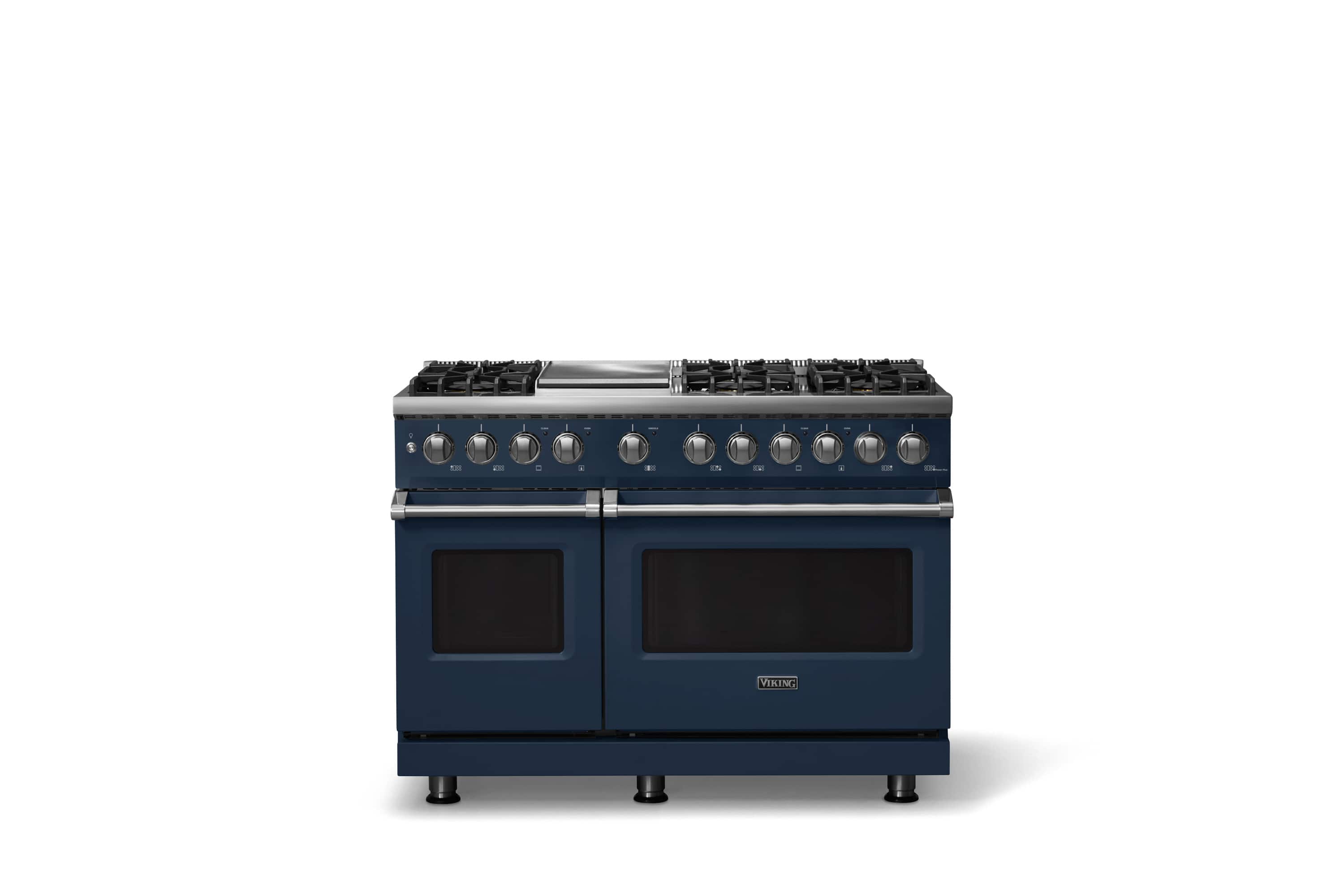Viking - Pro 5 Series 7.3 Cu. Ft. Freestanding Sealed 6 Burner Dual Fuel Convection Range/Griddle - Slate Blue - Slate Blue price history on PriceWatchPro