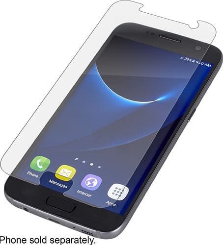 ZAGG - InvisibleShield HD Screen Protector for Samsung Galaxy S7 - Angle